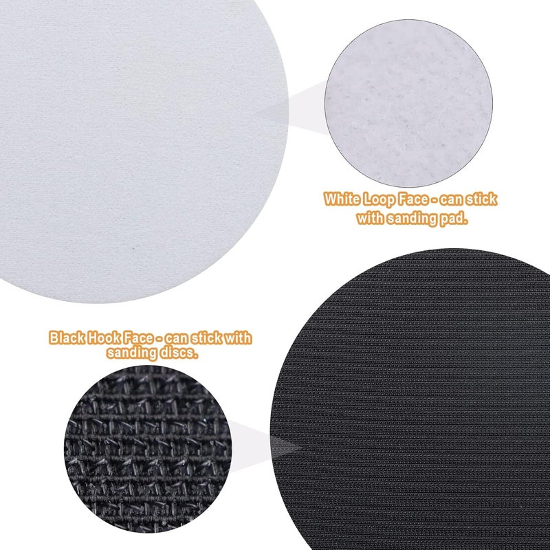 SIJDIEE 3 Pack Interface Pads, 6 Inch Hook and Loop Soft Density Sponge Cushion Buffer Backing Pad, Foam Sanding Interface Pads for Orbital Sander Automotive Woodworking Polishing - Image 4